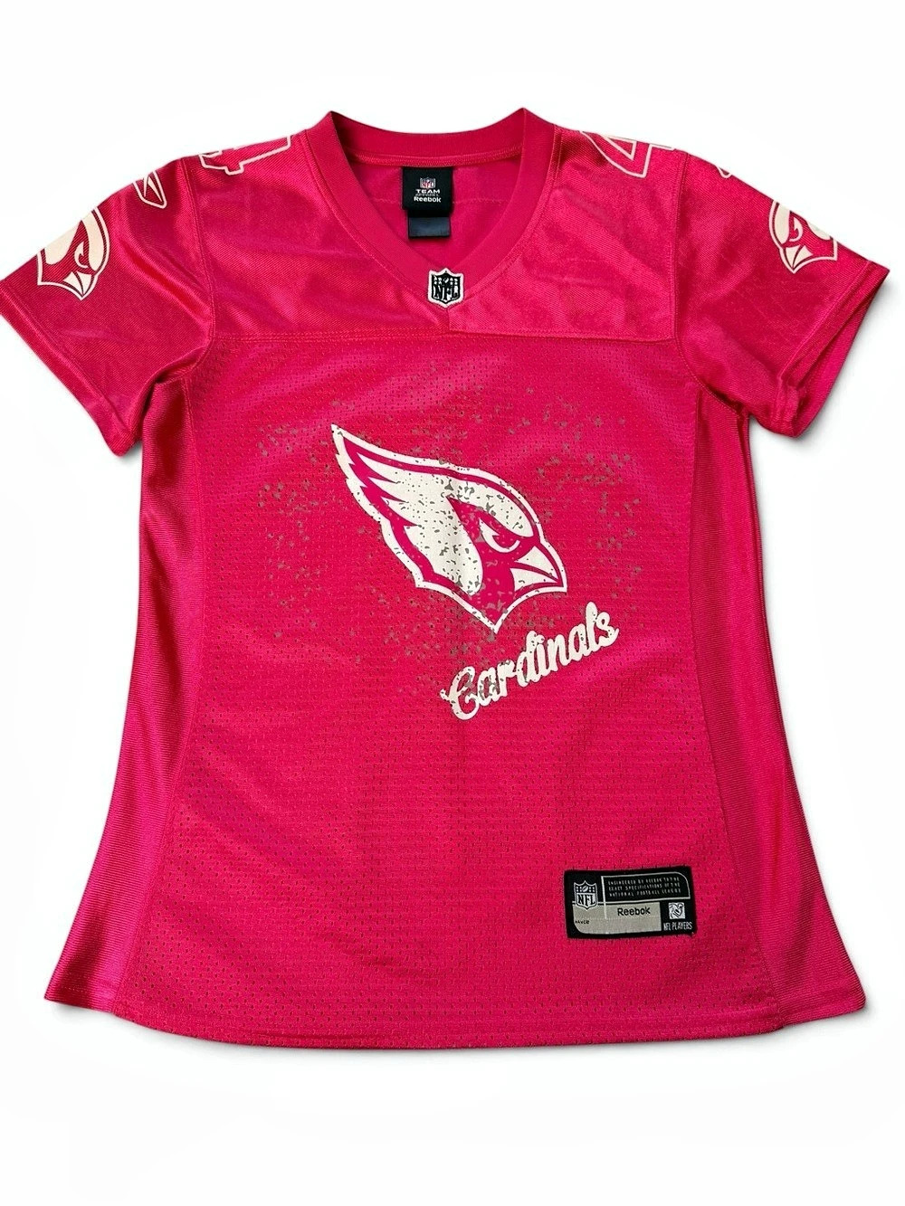 Arizona Cardinals Kevin Kolb #4 Reebok Women’s NFL Jersey Pink Size S